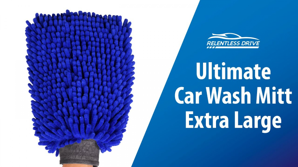 Relentless Drive Ultimate Car Wash Mitt Amazon Product Video