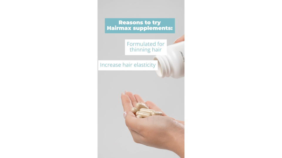 Hairmax Supplement Social Ad